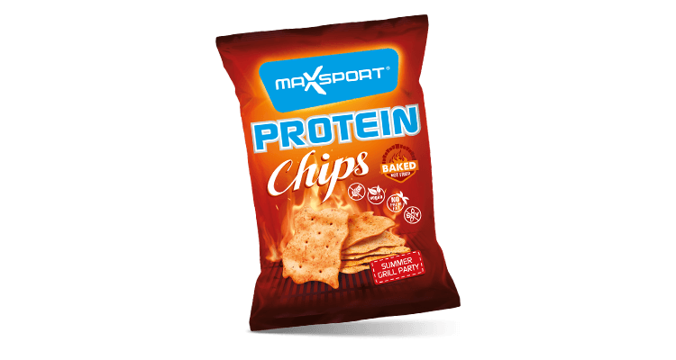 Levně Max Sport Protein Chipsy Summer Grill Party 45 g